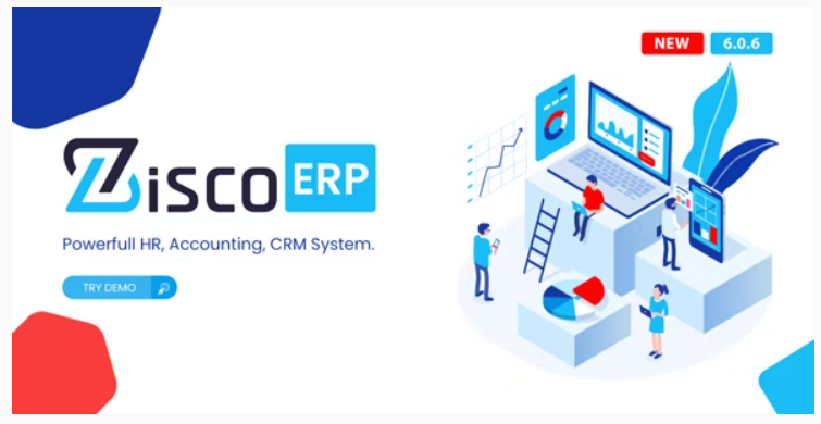 ZiscoERP - Powerful HR, Accounting, CRM System
