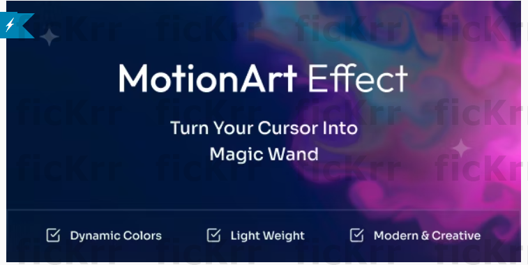 Motion Art For Elementor WordPress Plugin